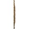 Ekena Millwork Durham Ceiling Medallion (Fits Canopies up to 4 1/4"), Hand-Painted Rubbed Bronze, 31"OD x 1 1/2"P CM31DURZS - alternate 2